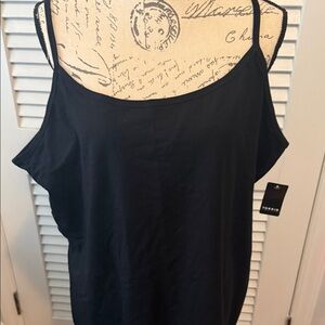 torrid Black Slim Spaghetti Strap Camisole